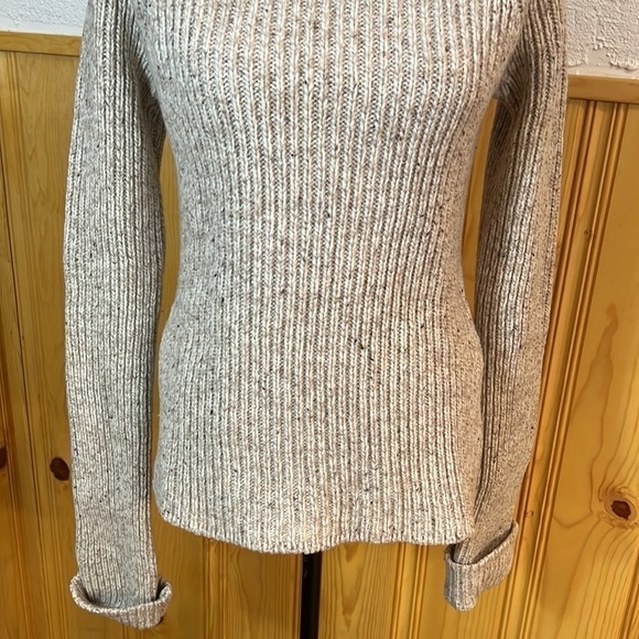 Joseph Turtleneck Ribbed Knit Split Hem Pullover Sweater Sz-S - Picture 3 of 13